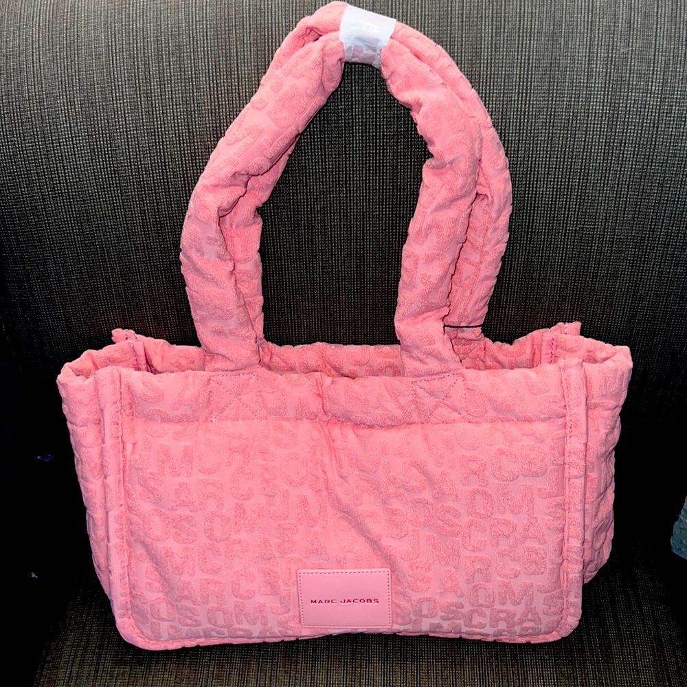 NWT Marc Jacobs Terry Tote Bag (Large/Bubble Pink)